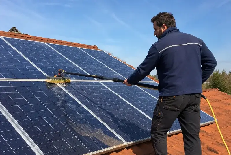 Nettoyage et entretien de panneaux solaires à Lucbardez-et-Bargues